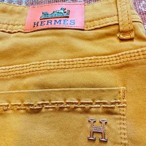 Hermes Rich Yellow Leggings Jeans Size Small Women’s 29 Pants